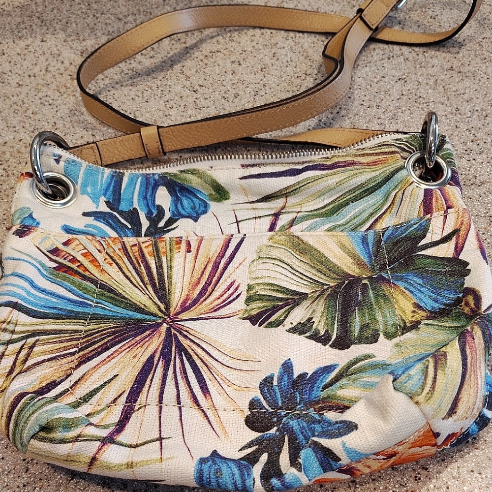 Chico's Multicolor Tropical Crossbody Bag
